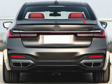 For 2016-2022 BMW 7 Series G11 G12 740i 750i Sedan Rear Spoiler Wing ABS Black