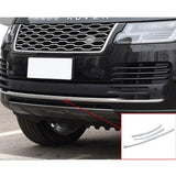 Front Bumper Protector Strip Trim Cover For Range Rover HSE L405 2018-2022 Silver