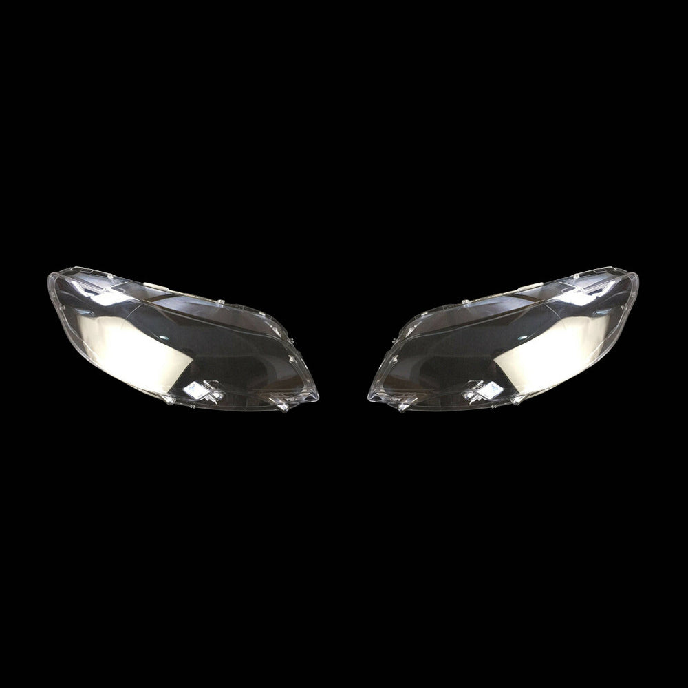 Headlamp Lampshade Clear HeadLight Lens Shell 2x for Peugeot 301 17-19 Car Front