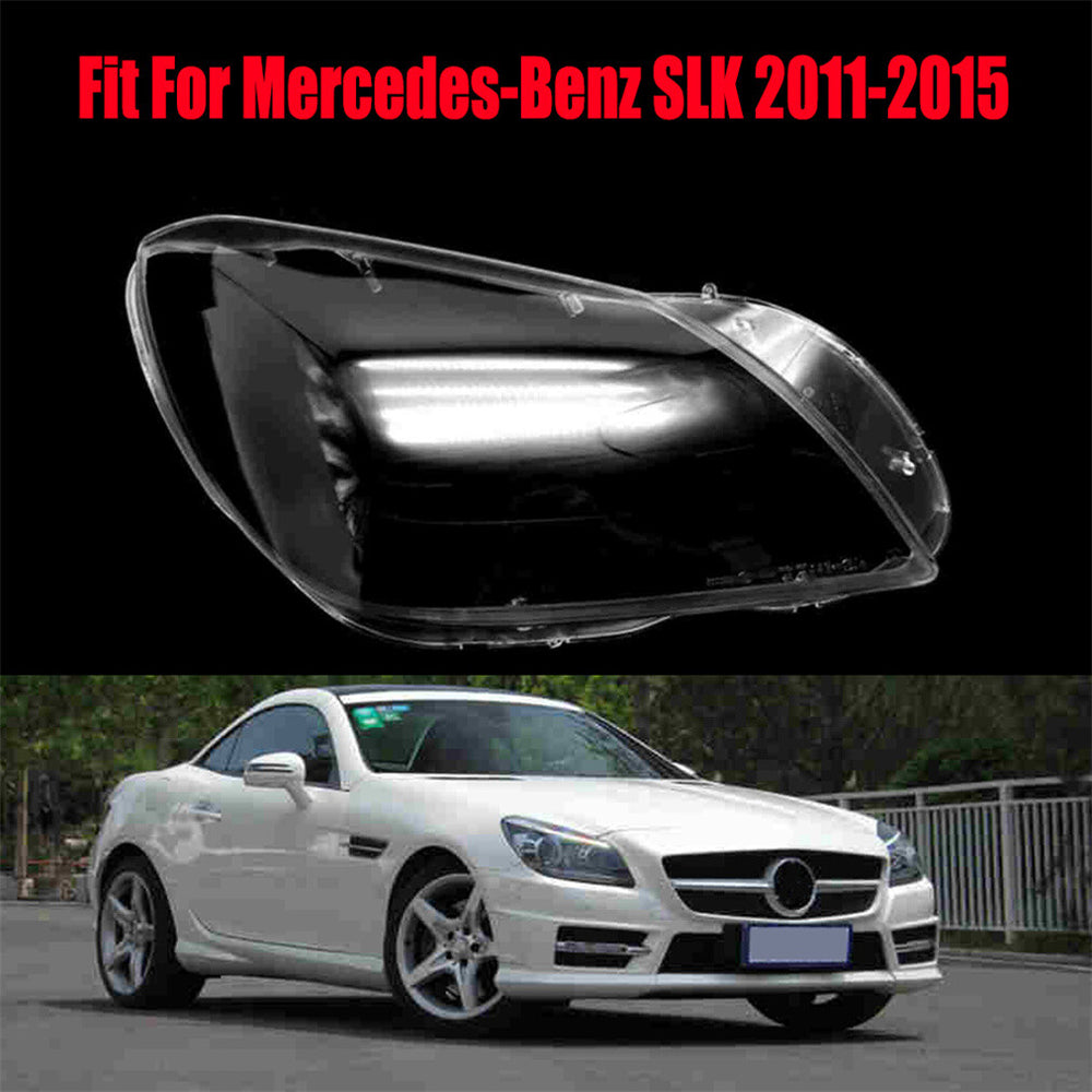 For Mercedes-Benz SLK 2011-2015 Right Side Headlight Headlamp Clear Lens Cover