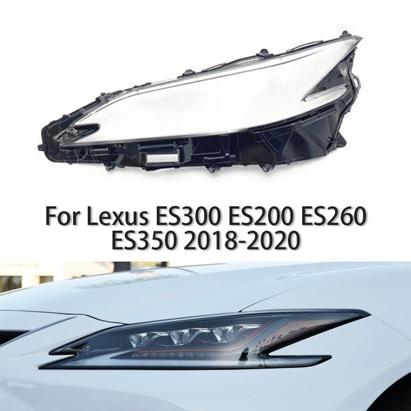 Headlight Lens Cover Case Clear Left for Lexus ES300/200/260/350 2018-2020