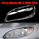 Fits Mazda MX-5 2009-2014 Left Headlight Headlamp Lens Cover Clear Shell
