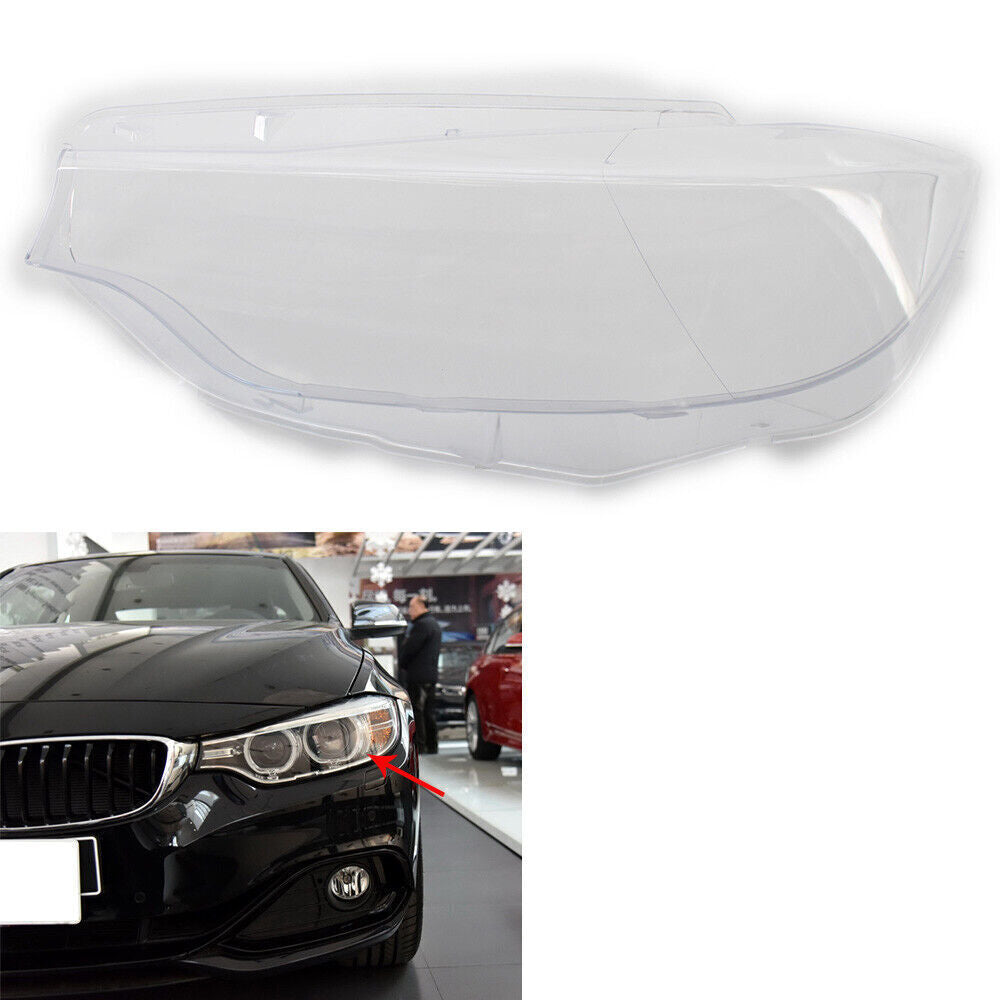 for BMW F32 F33 F36 2013-2017 Car Headlight Lens Cover Shell Left Side
