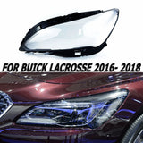 For Buick Lacrosse 2016-2018 Front Headlight Lens Headlamp Shell Cover Left Side