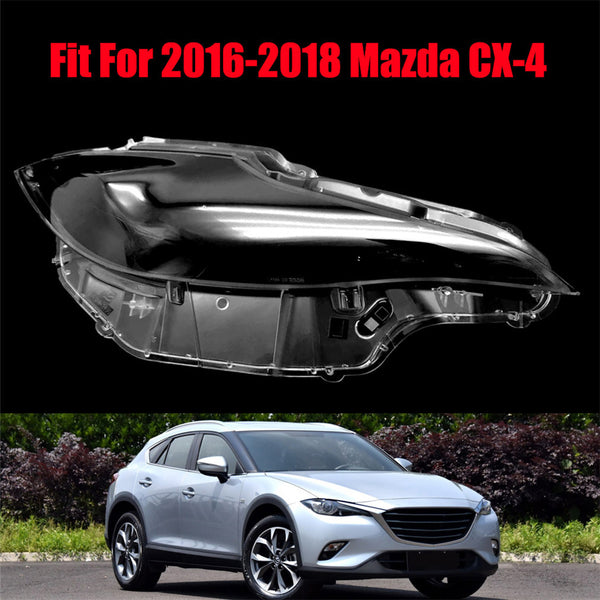 For 2016-2018 Mazda CX-4 Right Side Headlight Headlamp Clear Lens Cover