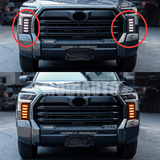 DRL fog lights signal lights Daytime Running Light For 22-24 Toyota Tundra LED