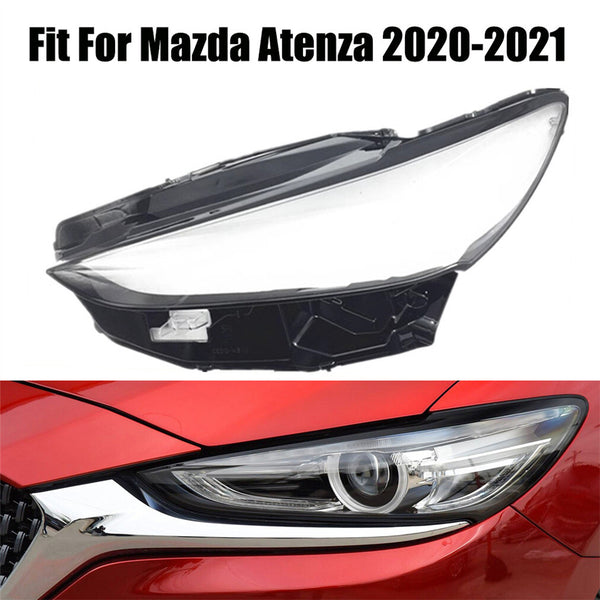 Headlight Headlamp Clear Lens Cover For 2020-2021 Mazda 6 /Atenza Left Side