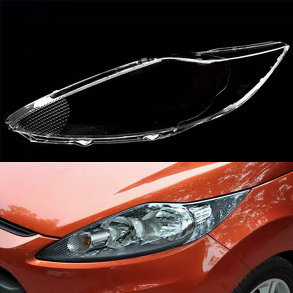 For Ford Fiesta 2009-12 Left Headlight Lens Headlamp Clear Shell Cover Cap