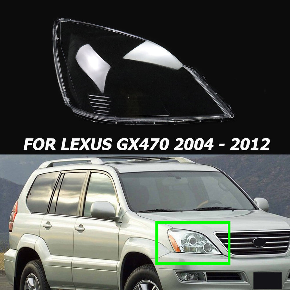 Clear Auto Parts Headlight Cover Lens Right Shell For Lexus GX470 2004-2012