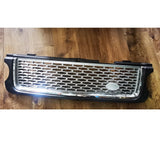 Silver Front Bumper Grille Mesh Grill For LR Range Rover L322 2010-2012