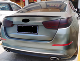 For 2014-2015 Kia K5 Optima ABS Rear Trunk Spoiler Wing Cover Trim Glossy Black