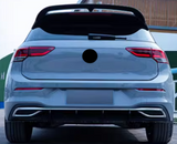 For 2021-2023 Volkswagen VW Golf 8 MK8 GTI Rear Roof Window Spoiler Glossy Black