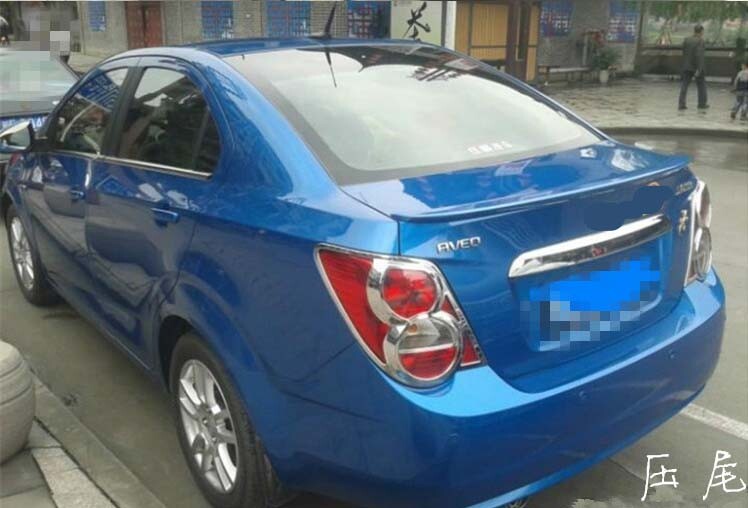 For 2011-2015 Chevrolet Aveo Chevy Sedan ABS Factory Style Wing Spoiler Trunk
