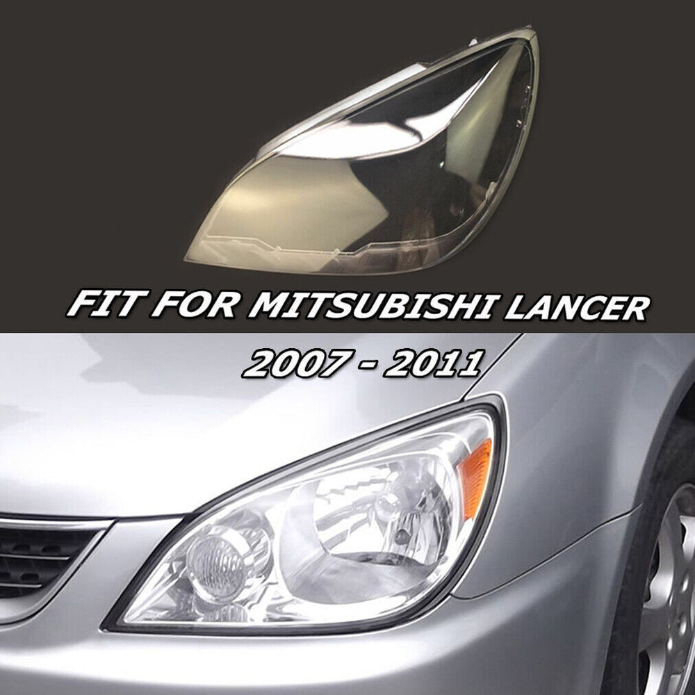for Mitsubishi Lancer 07-11 Transparent Shell Left Headlamp Shade Headlight Lens