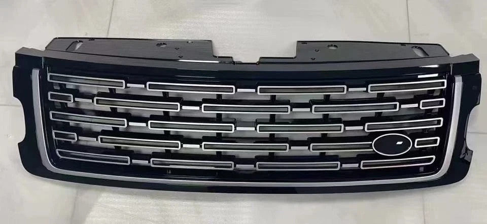 Front Bumper Grille Mesh Grill For Range Rover L405 2018-2022 Silver