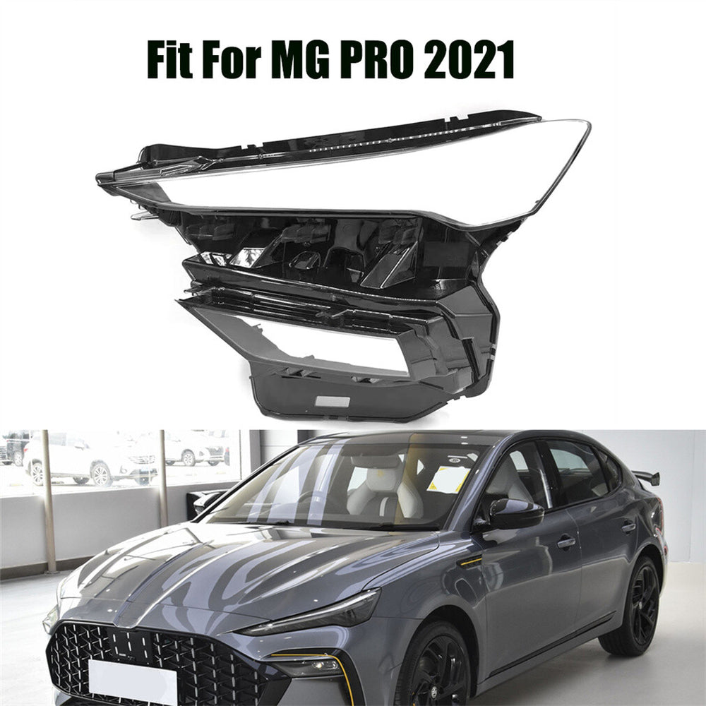 For MG PRO 2021 Headlight Headlamp Clear Lens Left Cover