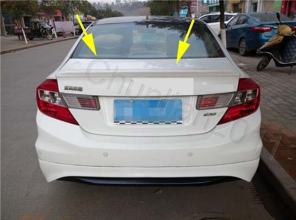 for 2012-2013 Honda Civic Sedan 4DR Rear Factory Style Spoiler Wing Plastic