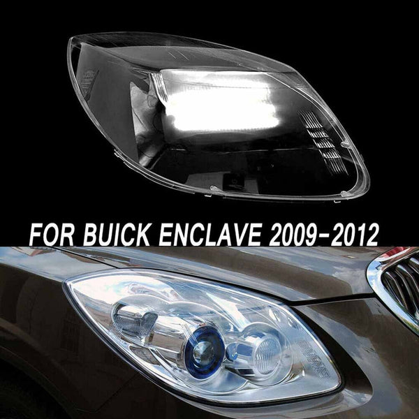 Headlight Cover Lens Shell Right for Buick Enclave 2009-2012 Clear Car Front