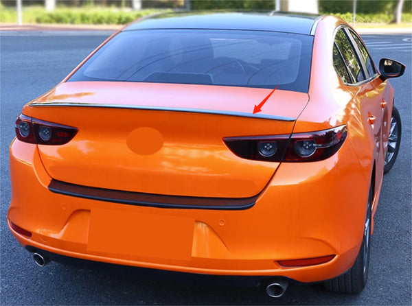 For 2019-2024 Mazda 3 Sedan Fiber Spoiler Wing Factory Style Rear Trunk Lip