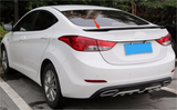 For 2011-2016 Hyundai Elantra Sedan Rear Trunk Spoiler Wing B 4-DR Glossy Black