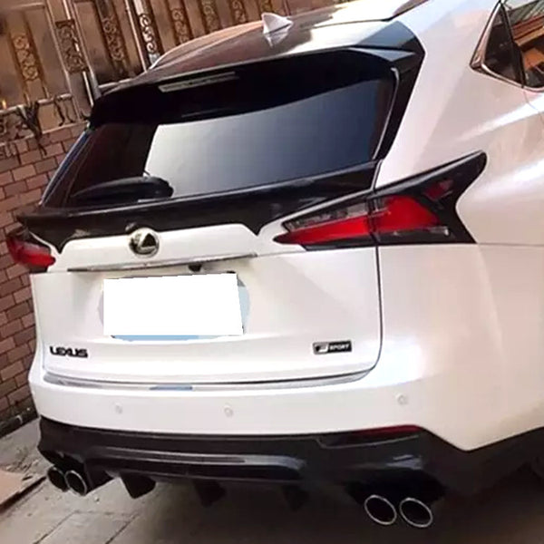 for 15-17 Lexus NX200T 300H Black Rear Factory Style Trunk Boot Lip Spoiler Wing