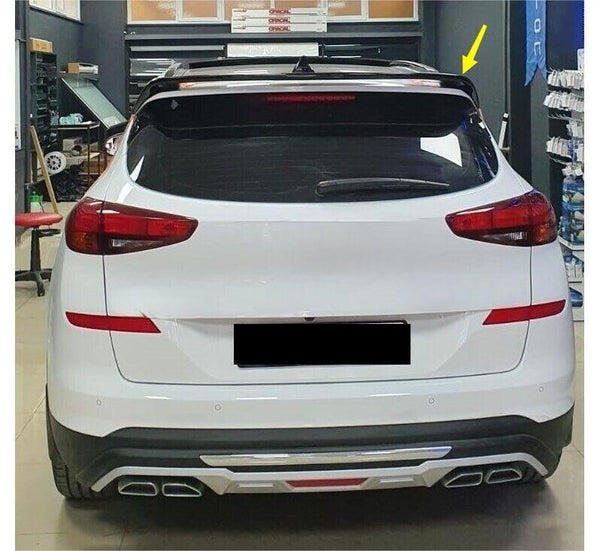 Glossy Black For 2016-2021 Hyundai Tucson ABS Rear Trunk Spoiler Wing Lip Tailck