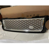 Silver Front Bumper Grille Mesh Grill For LR Range Rover L322 2010-2012