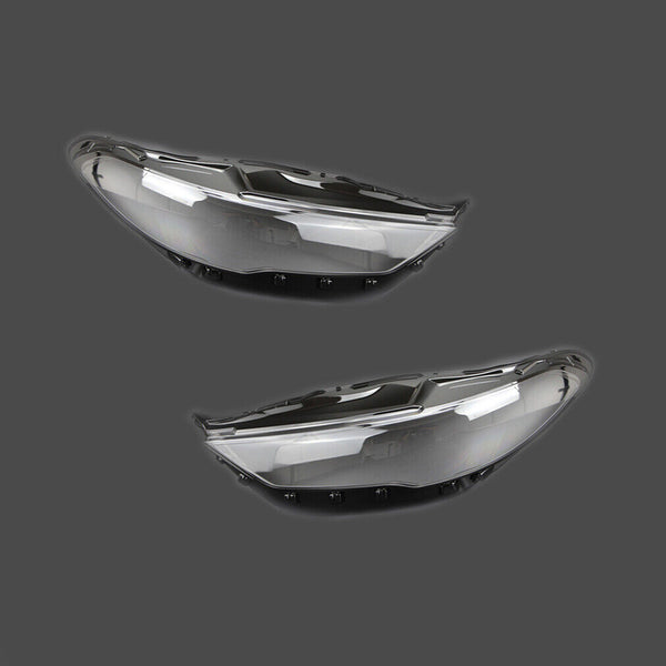 Fits Ford Mondeo Fusion 17-19 Car Pair Headlamp Cover Headlight Lens Shell