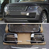 SVA Front Bumper Grille Fog Light Cover For Range Rover HSE L405 2018-2022