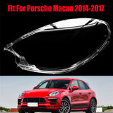 Headlight Headlamp Clear Lens Left Cover for Porsche Macan 2014-2017