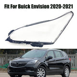 Fits Buick Envision 2020-2021 Headlight Headlamp Clear Lens Left Cover