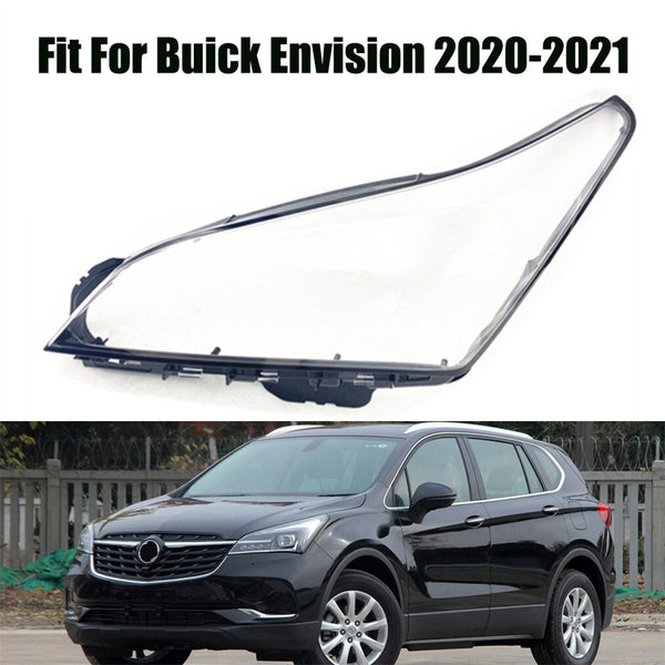 Fits Buick Envision 2020-2021 Headlight Headlamp Clear Lens Left Cover