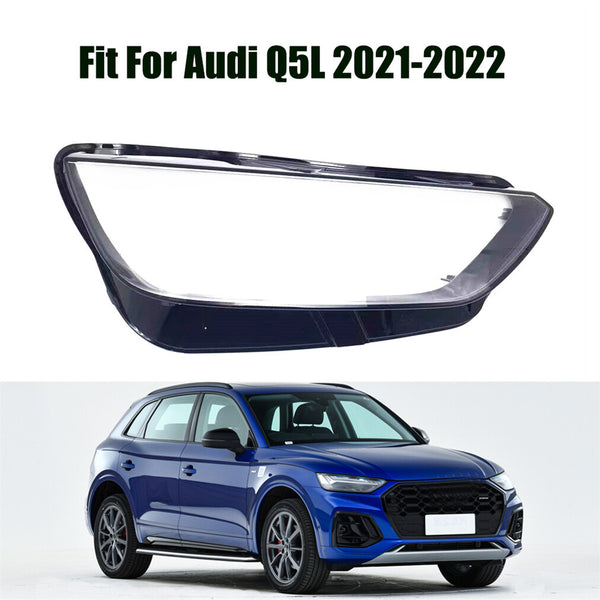 for Audi Q5L 2021-2022 Headlight Headlamp Clear Lens Right Cover