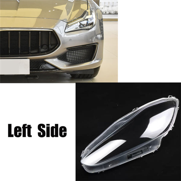For Maserati President GT 09-12 Transparent Headlight Lens Replacement Cover