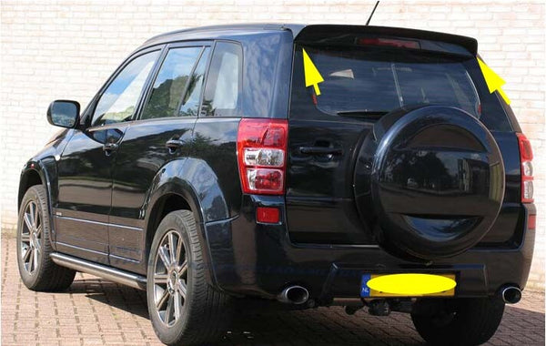 Black Factory Style Rear Spoiler Wing for 2006-2014 Suzuki Grand Vitara Painted