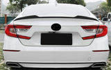 For 2018-2022 Honda Accord Sedan Rear Spoiler Wing V Style Trunk Glossy Black