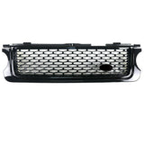 Front Bumper Grille Mesh Grill For Range Rover L322 2010-2012 Gloss Black