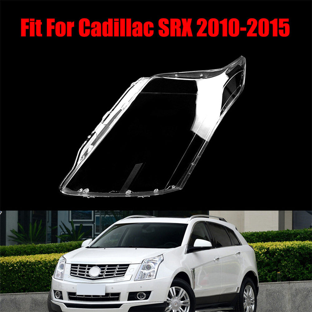 Fits Cadillac SRX 2010-2015 Left Side Headlight Headlamp Clear Lens Cover