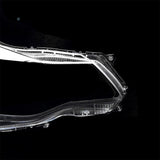 Headlight Headlamp Clear Lens Left Right Cover 2Pcs for Subaru XV 2012-2016