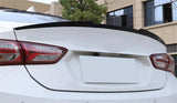 For 2016-2024 Chevrolet Chevy Malibu M4 Style Rear Spoiler Wing Lip Glossy Black