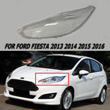 For Ford Fiesta 2013-2016 Left Clear Headlight Lens Headlamp Shell Cover Cap