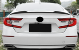 For 2018-2022 Honda Accord Sedan Rear Spoiler Wing V Style Trunk Glossy Black