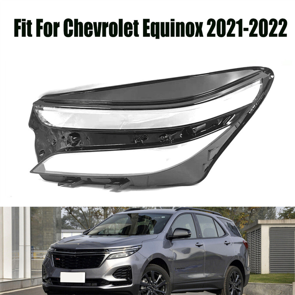 For Chevrolet Equinox 2021-2022 Headlight Headlamp Clear Lens Left Cover