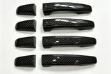Carbon Fiber Style Door Side Handle Cover Replace For Range Rover L405 2013-2022