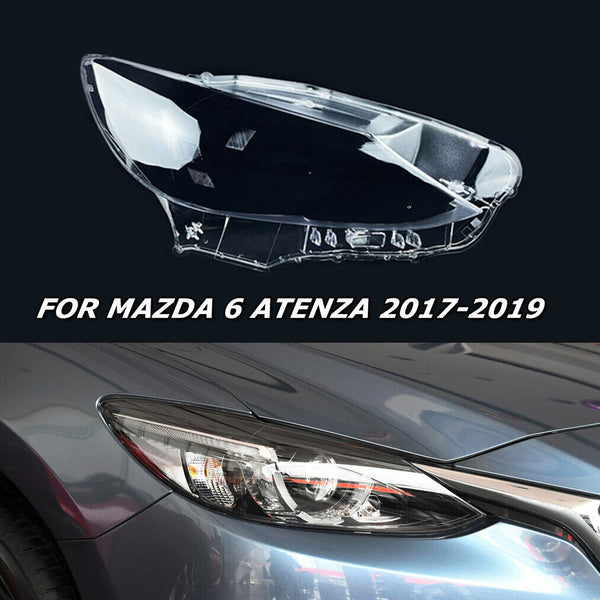 For Mazda 6 Atenza 2017-2019 18 19 Right Headlight Lens Headlamp Shell Cover Cap