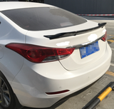 For 2011-2016 Hyundai Elantra Sedan ABS Black Rear Trunk Spoiler Wing R Style