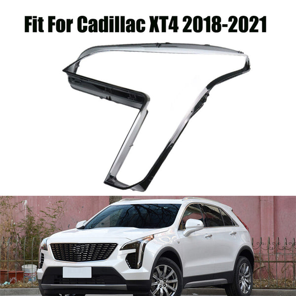 for Cadillac XT4 2018-2021 Headlight Headlamp Clear Lens Left Cover