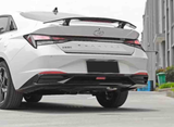 For 2021-2024 Hyundai Elantra BLACK AL Style ABS Rear Spoiler Wing
