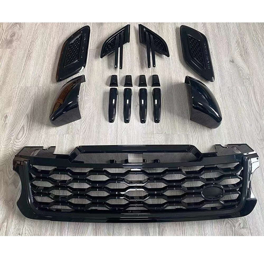 Front Grille Vent Trim Door Handle W/Mirror Caps For Range Rover Sport 2014-2017