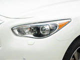 For Infiniti QX60 2014-2015 Headlight Headlamp Lens Cover Left Right Side 2Pcs